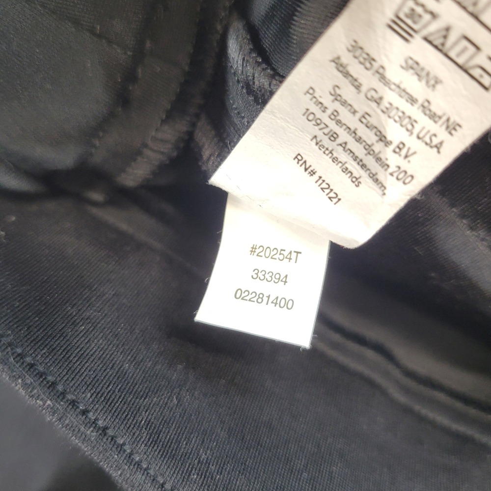 Spanx Perfect Pant Ponte Women Medium Tall Black Slim Straight Leg 20254T - Picture 7 of 12
